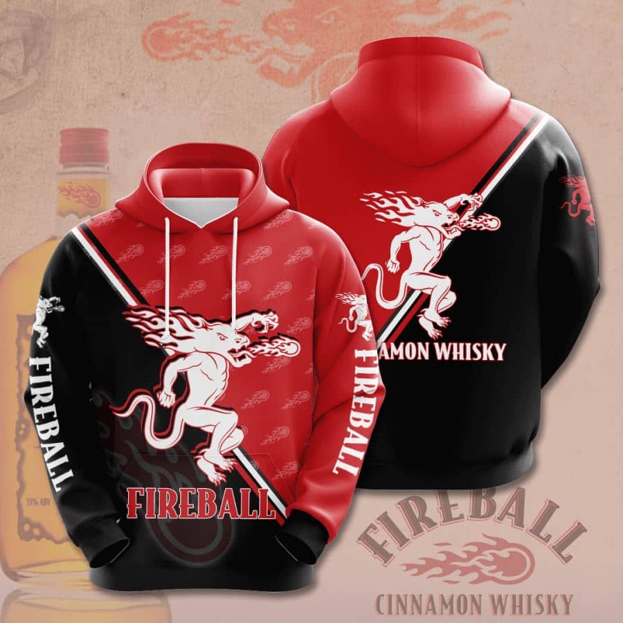 Fireball Cinnamon Whisky No646 Custom Hoodie 3D