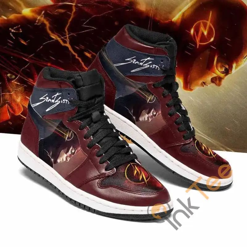 Flash Dc Comics Custom It863 Air Jordan Shoes