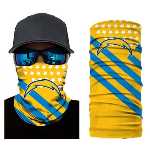 Football San Diego Chargers Scarf Sports Bandana Neck Gaiter No2252 Face Mask