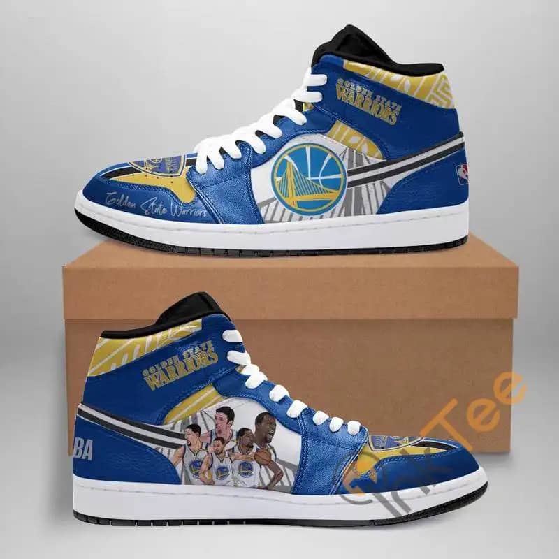 Golden State Warriors Custom It1020 Air Jordan Shoes - Inktee Store