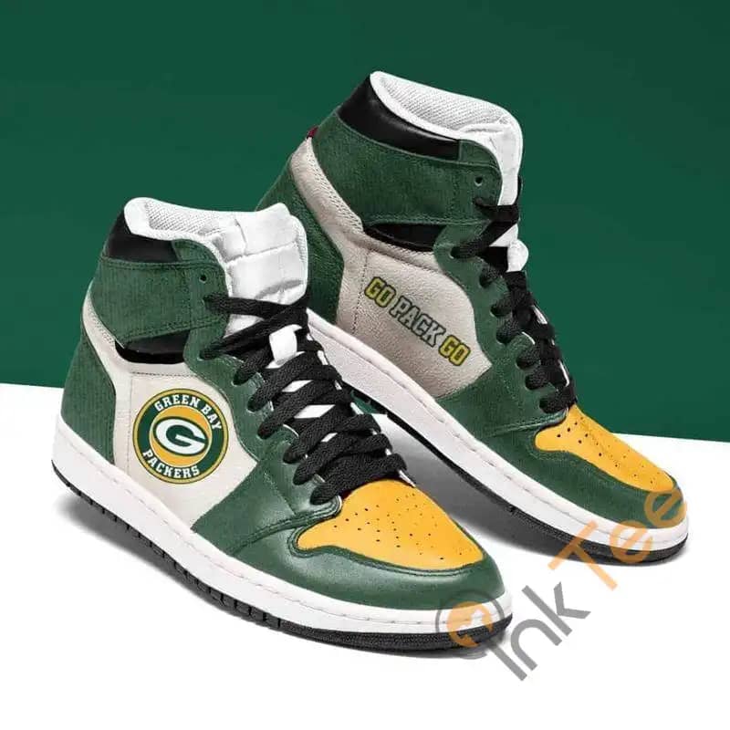 Green Bay Packers Custom Air Jordan 11 Sneakers - Inktee Store