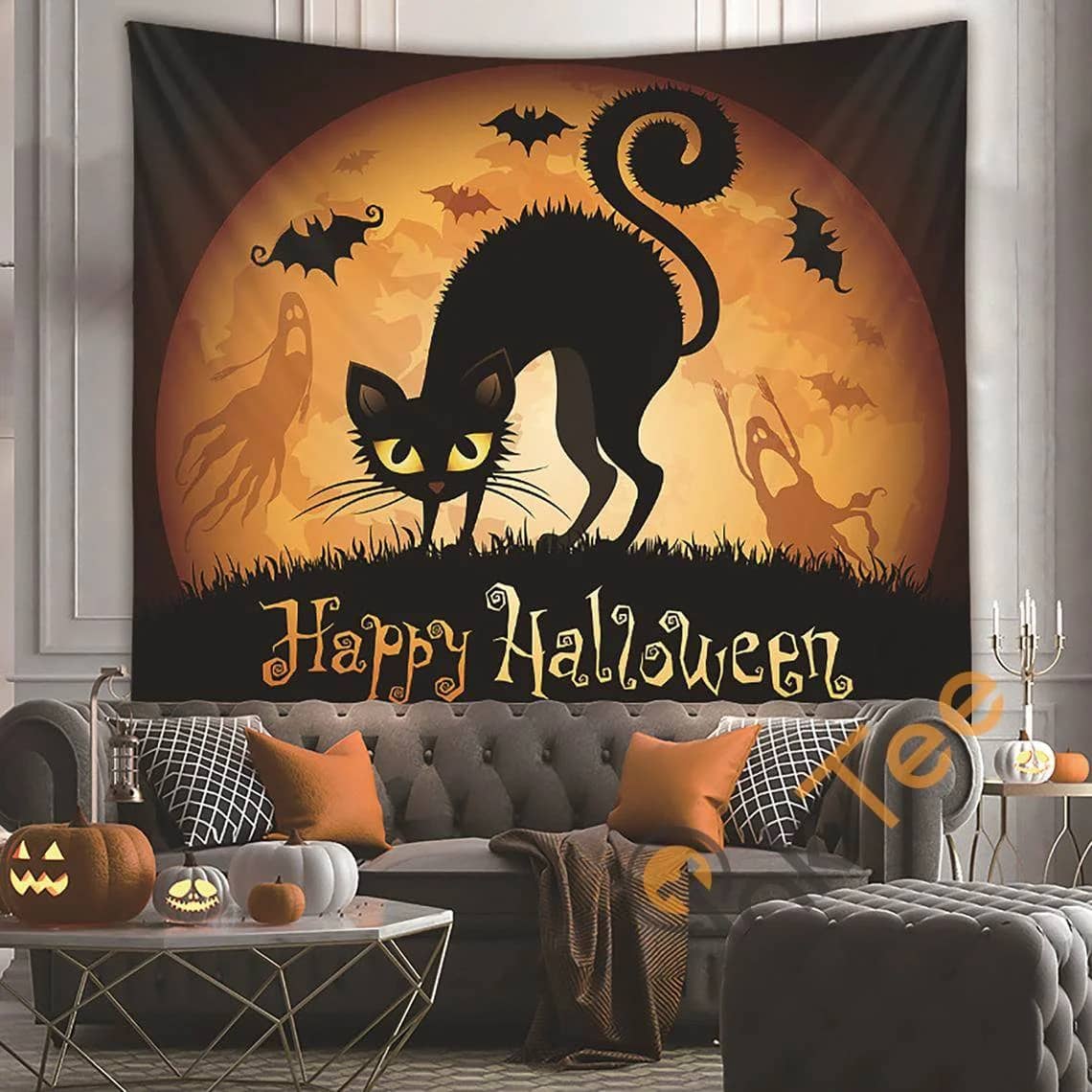 Happy Halloween Art Sku918 Tapestry