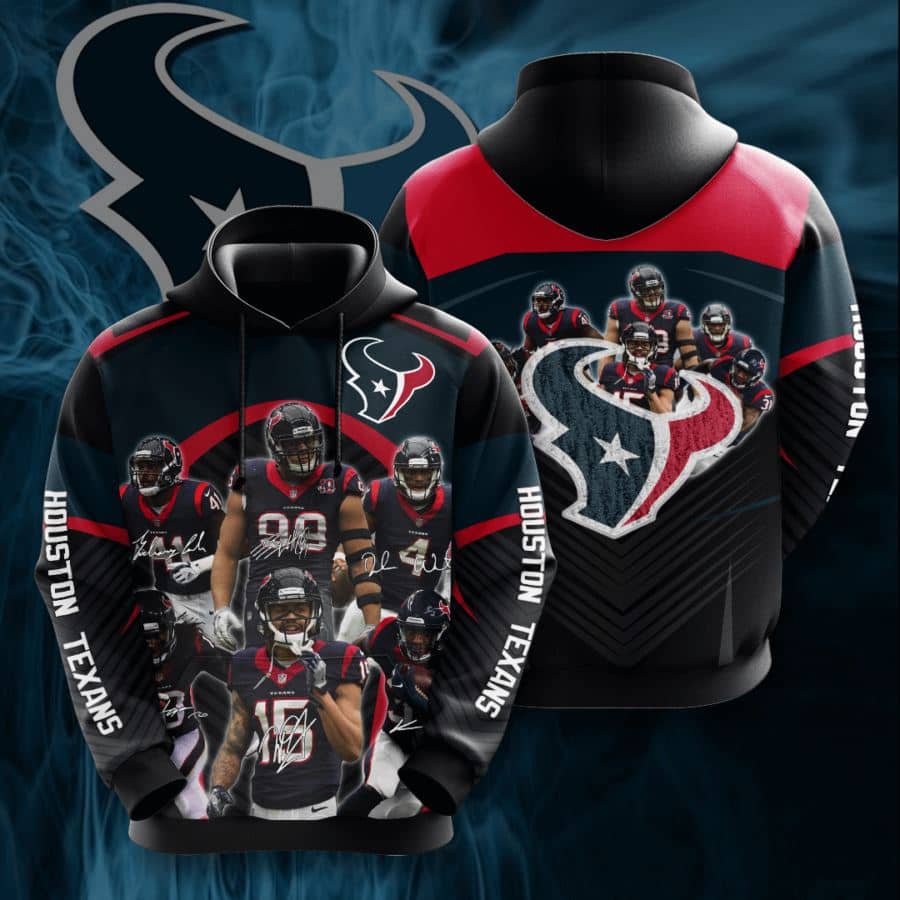 Houston Texans No797 Custom Hoodie 3D