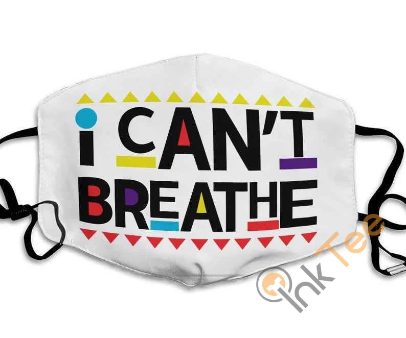 I Can'T Breathe Handmade Be Washed Anti Droplet Filter Cotton Face Mask