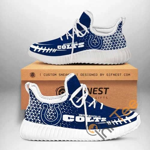 Indianapolis Colts Football Customize Yeezy Boost