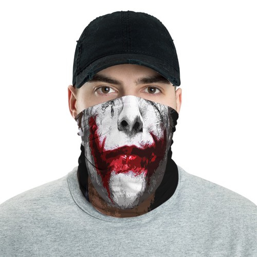 Joker Horror Halloween 4 Neck Gaiter Bandana No2802 Face Mask