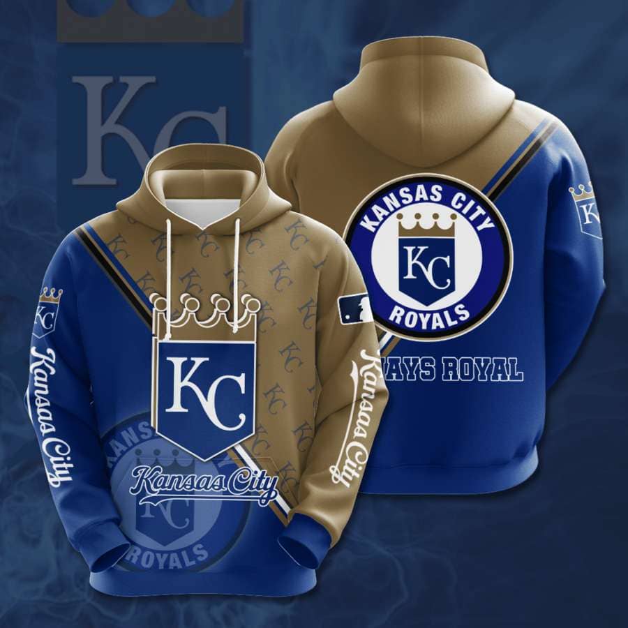 Kansas City Royals Skull Full Print Hoodie