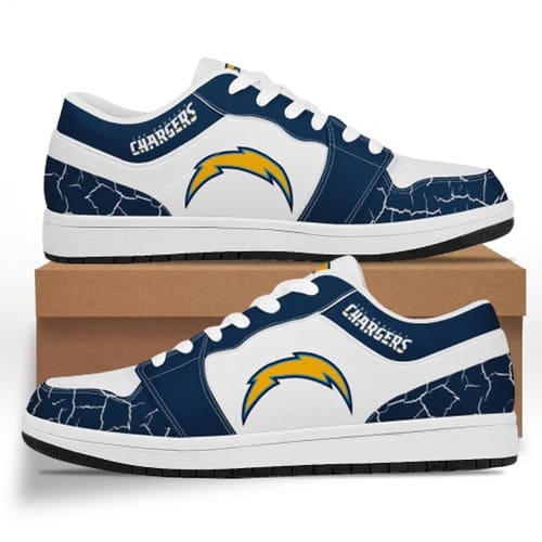 Inktee Store - Los Angeles Chargers Casual Shoe Low Top Sneakers Image