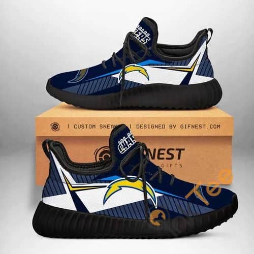 Los Angeles Chargers Football Customize Yeezy Boost