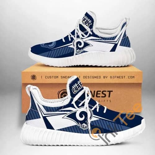 Los Angeles Chargers Football Team Customize Yeezy Boost