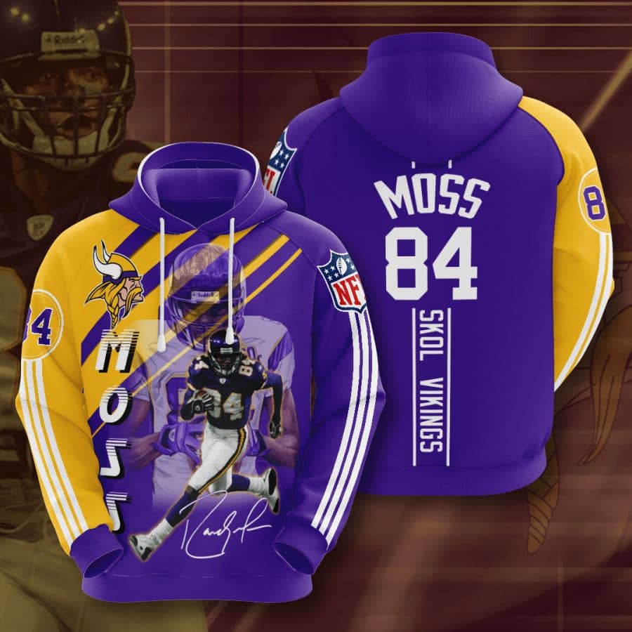 Minnesota Vikings No1231 Custom Hoodie 3D