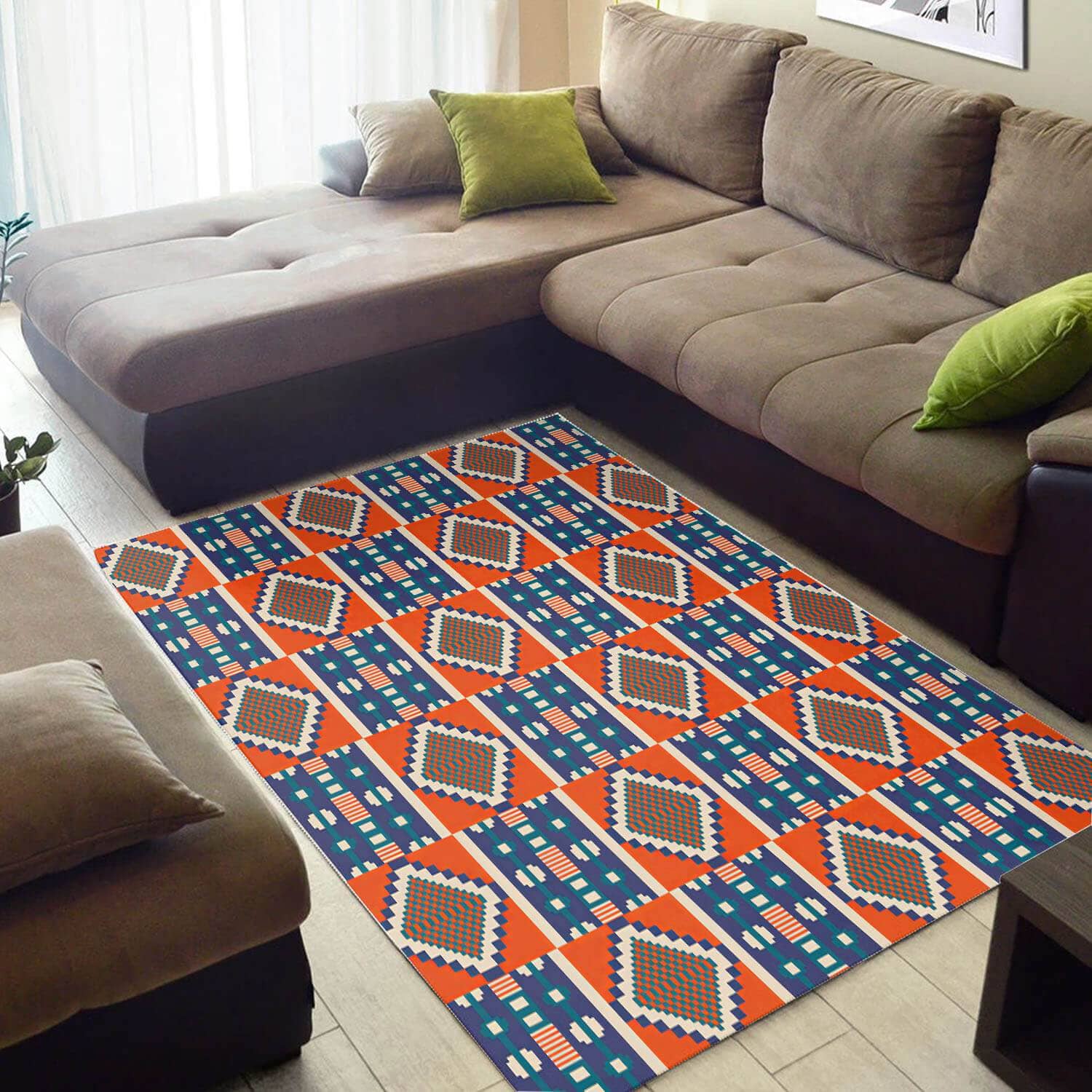 Modern African Nice American Art Ethnic Seamless Pattern Carpet Style Rug