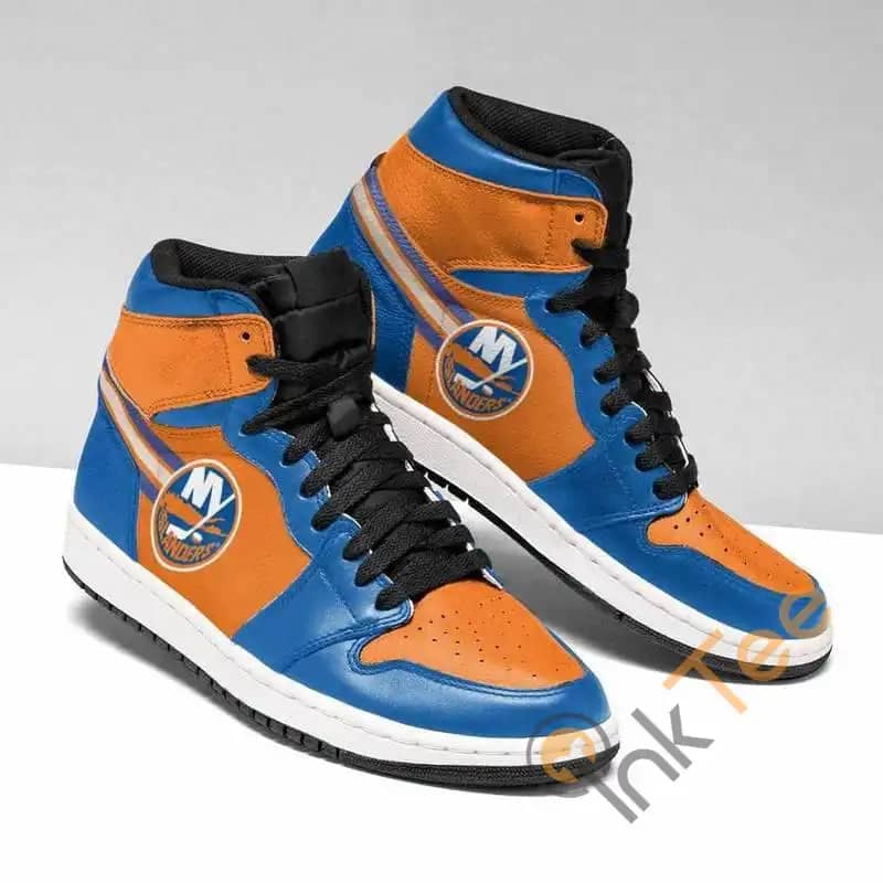 New York Islanders CUSTOM Air Jordan 1 Shoes -  Worldwide  Shipping