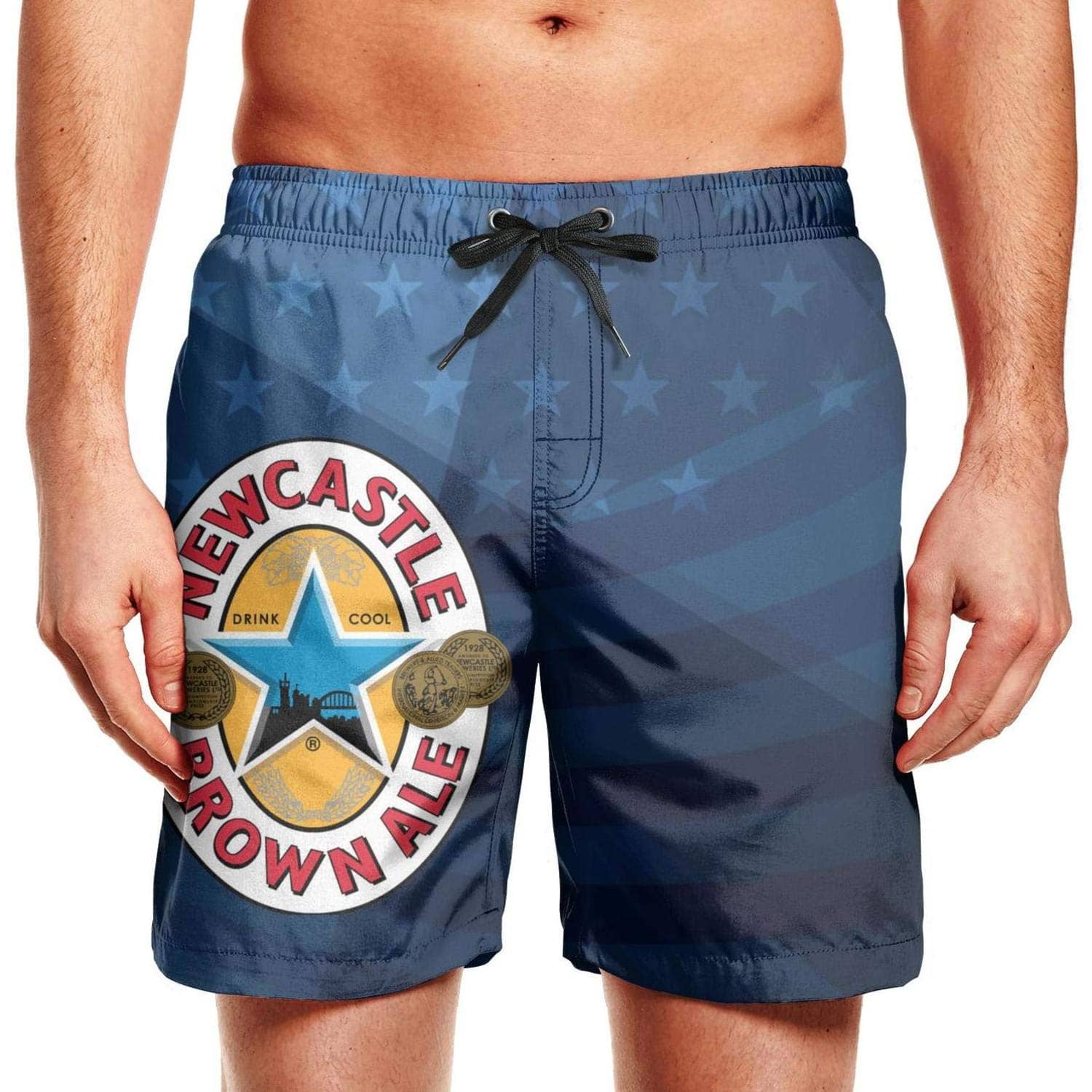 Newcastle Brown Ale Patriotic American Usa Flag July 4th Shorts