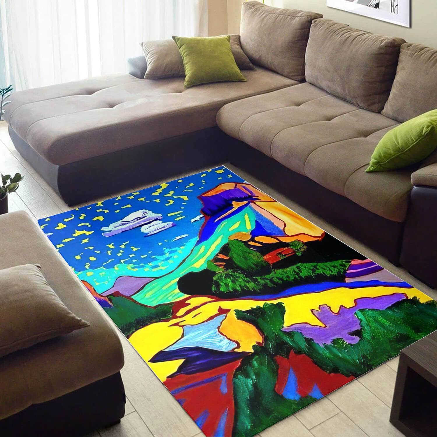 Nice African American Beautiful Black History Month Afrocentric Pattern Art Style Carpet Themed Home Rug