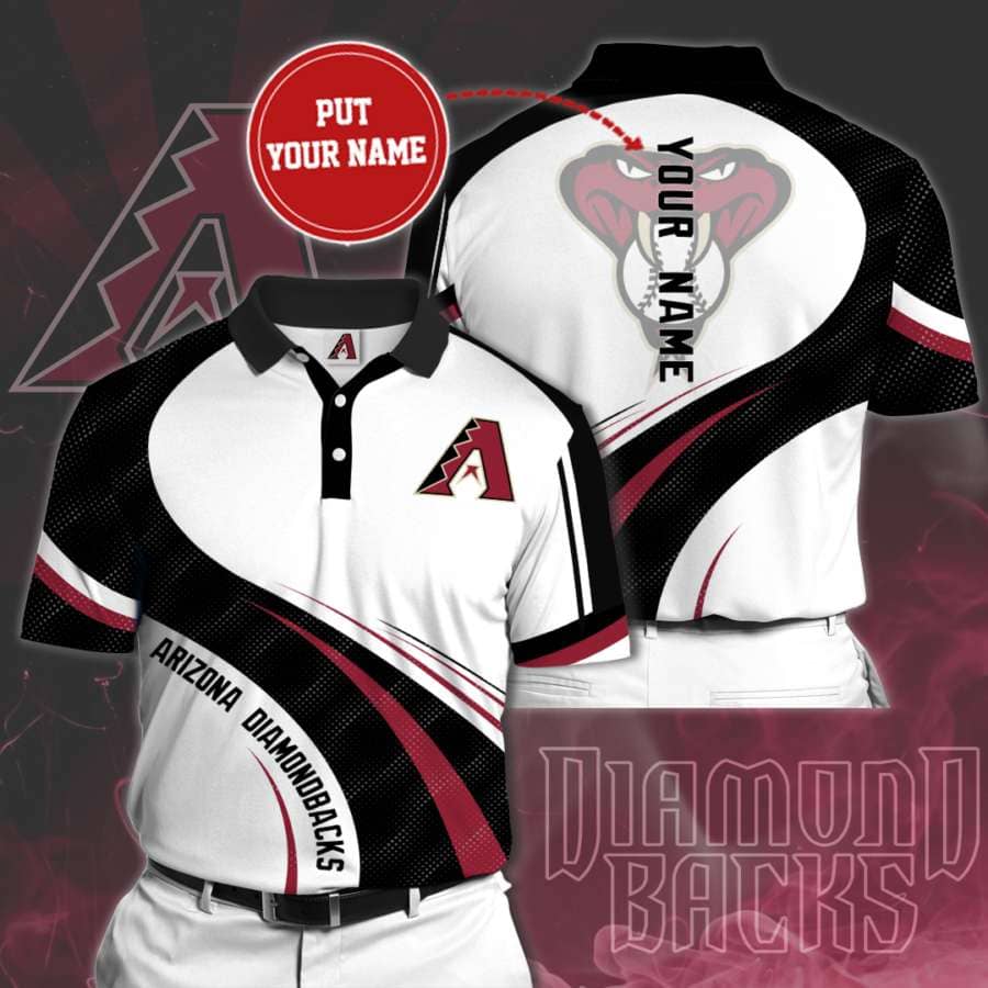 Personalized Arizona Diamondbacks No67 Polo Shirt