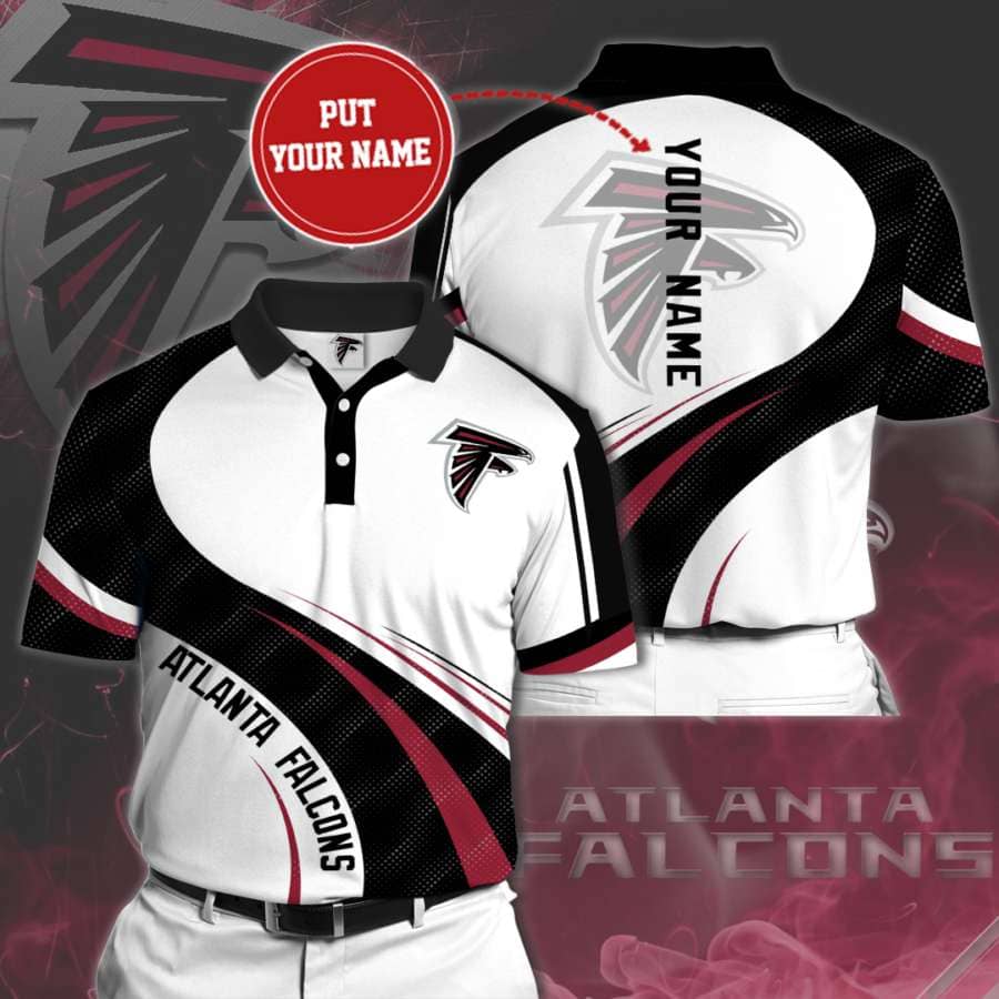 Personalized Atlanta Falcons No68 Polo Shirt