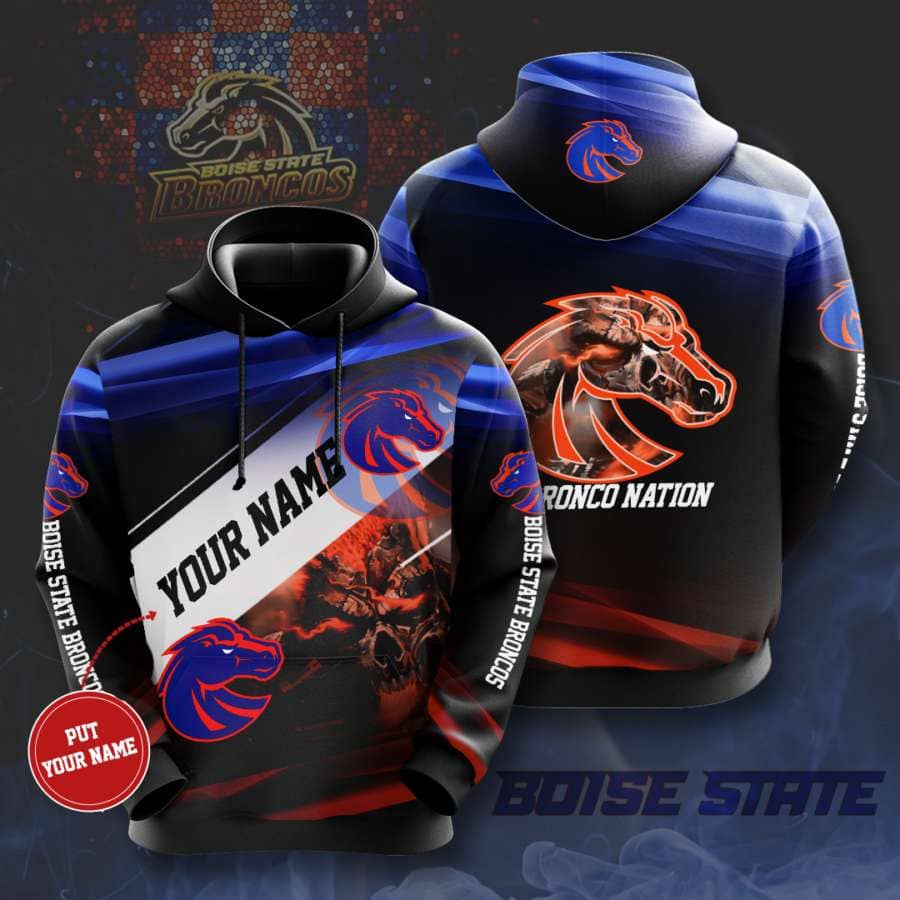 Personalized Boise State Broncos No213 Custom Hoodie 3D