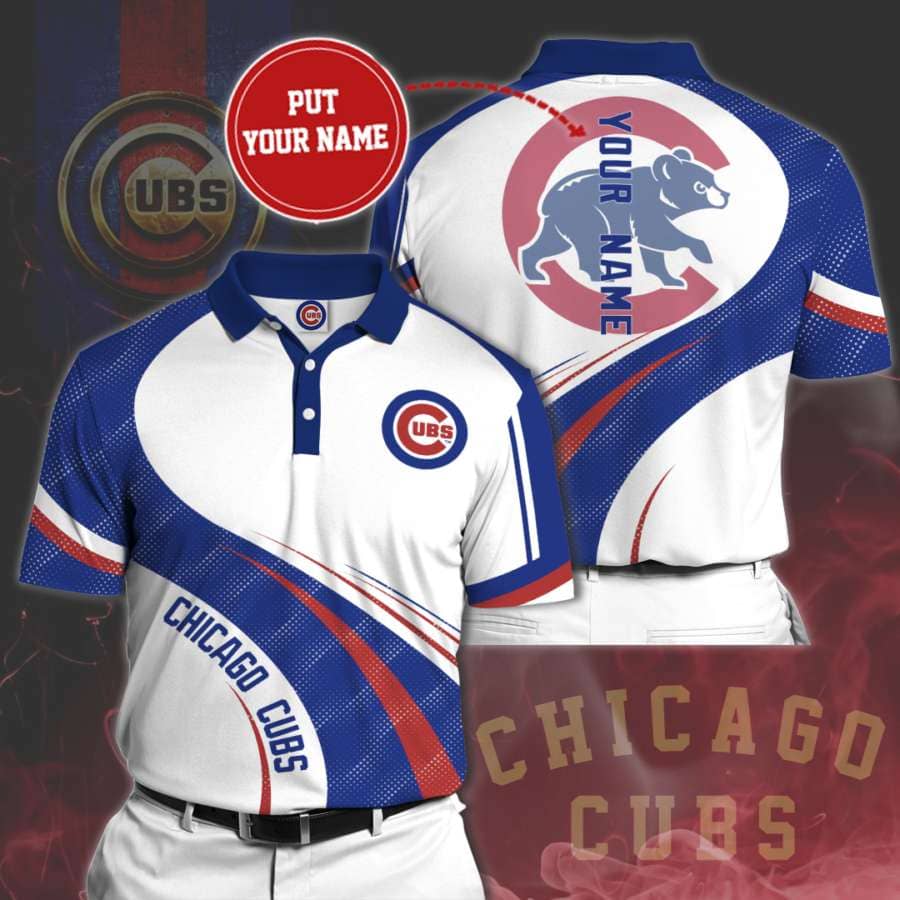 Personalized Chicago Cubs No78 Polo Shirt