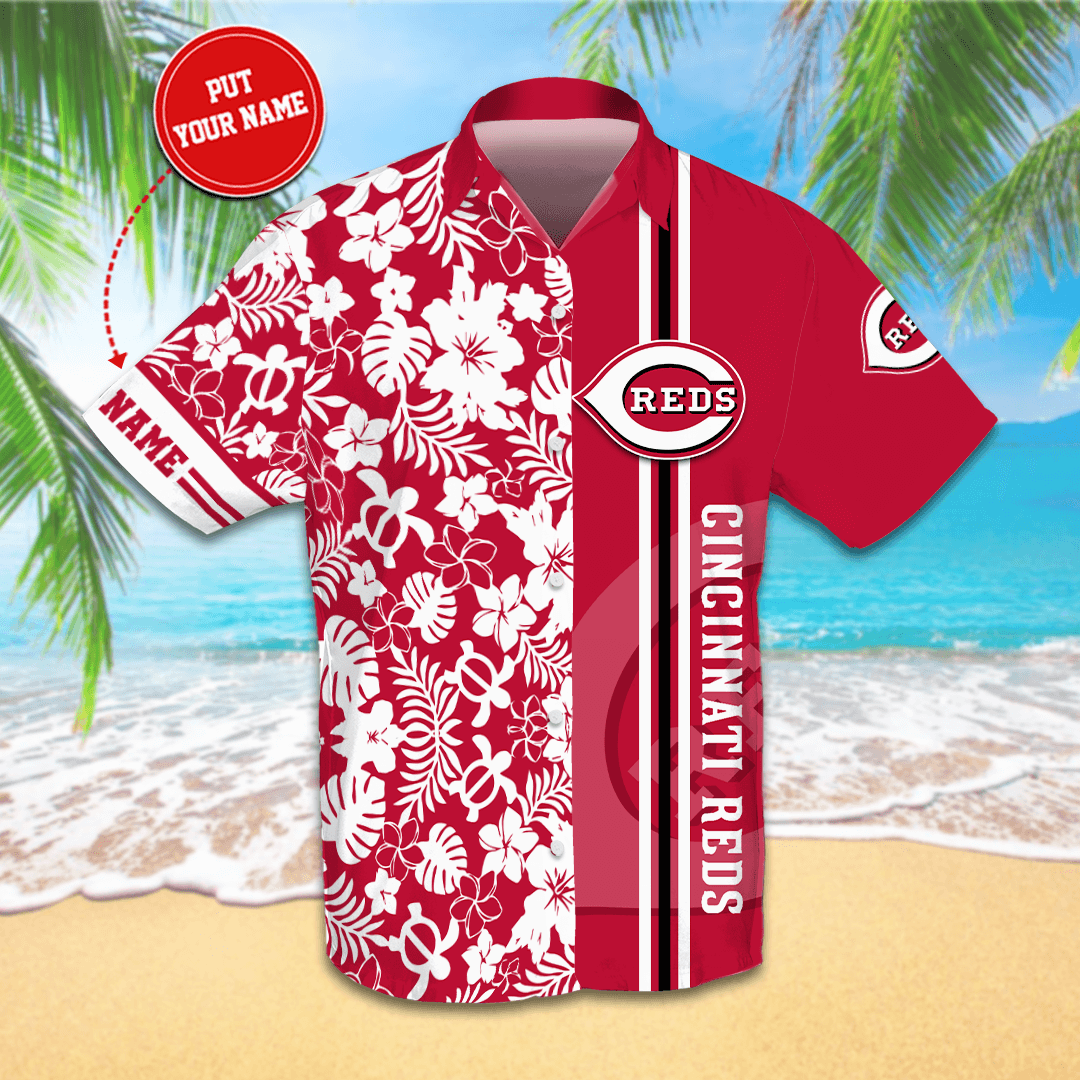 Personalized Cincinnati Reds MLB Cheap Hawaiian Shirt For Mens