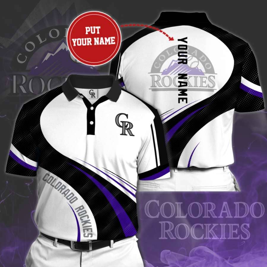 Personalized Colorado Rockies No83 Polo Shirt