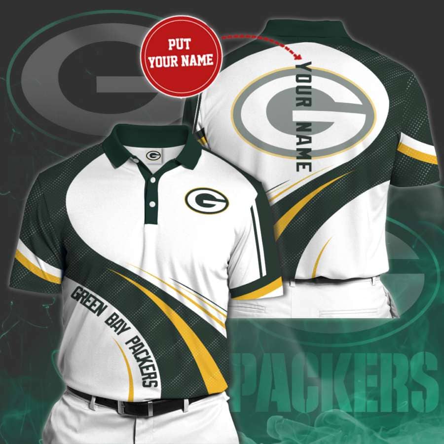 Personalized Green Bay Packers No99 Polo Shirt