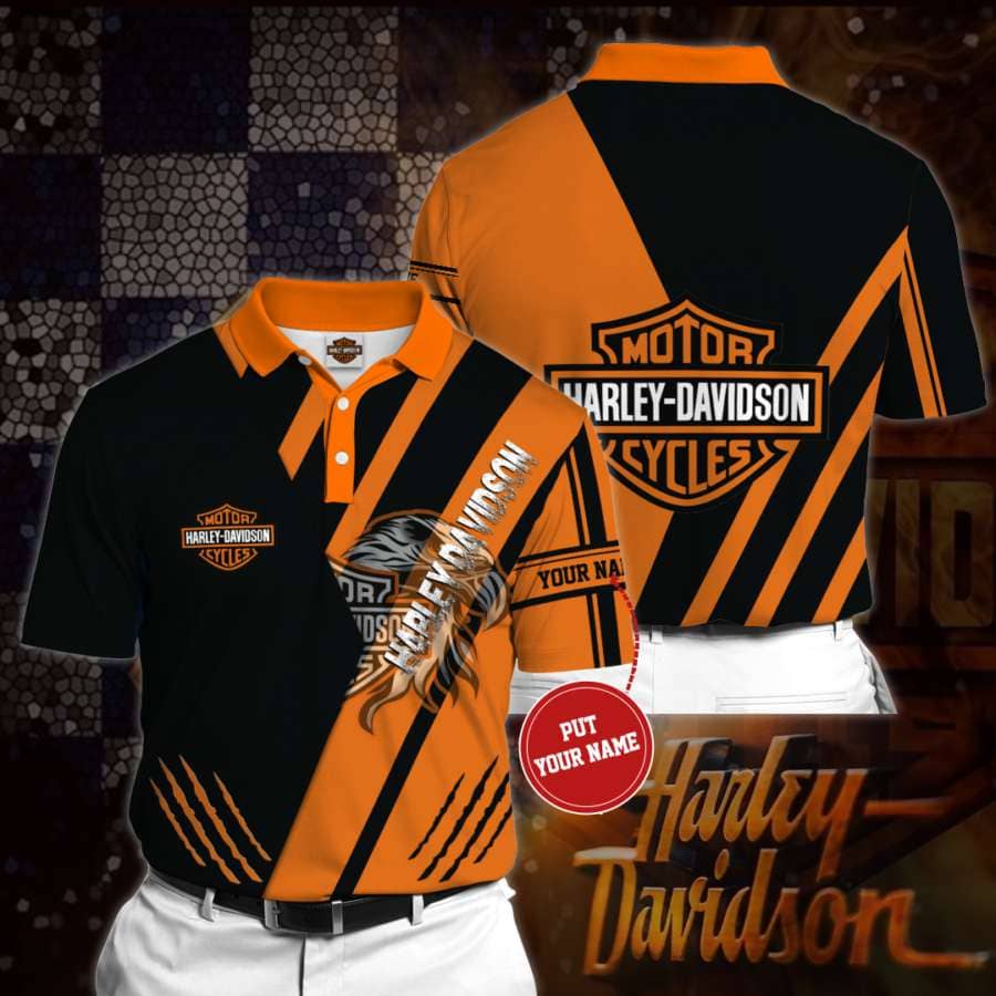 Personalized Harley Davidson No102 Polo Shirt
