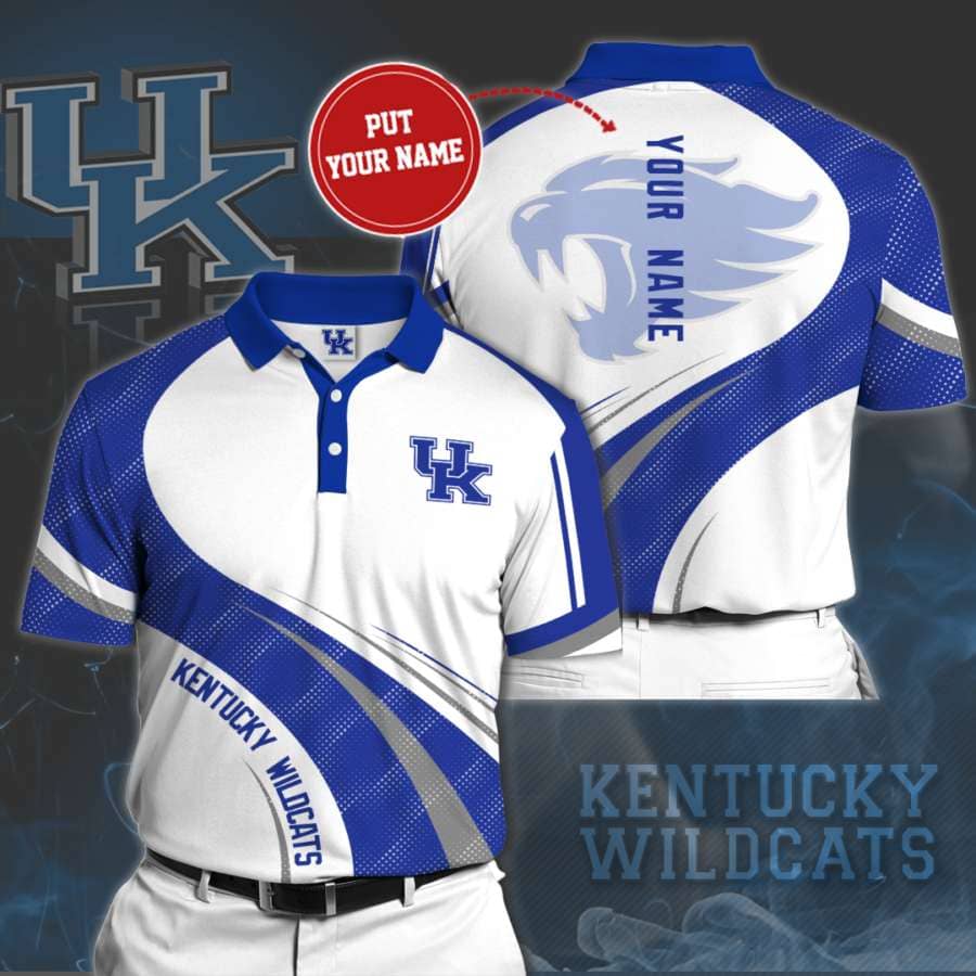 Personalized Kentucky Wildcats No110 Polo Shirt