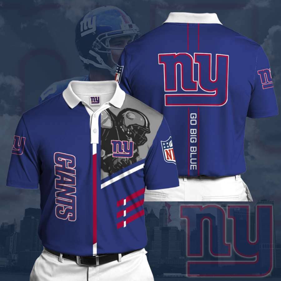 Personalized New York Giants No57 Polo Shirt