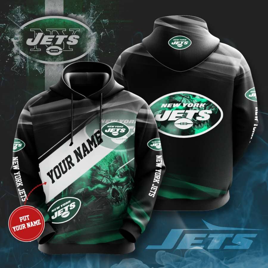 Personalized New York Jets No1386 Custom Hoodie 3D