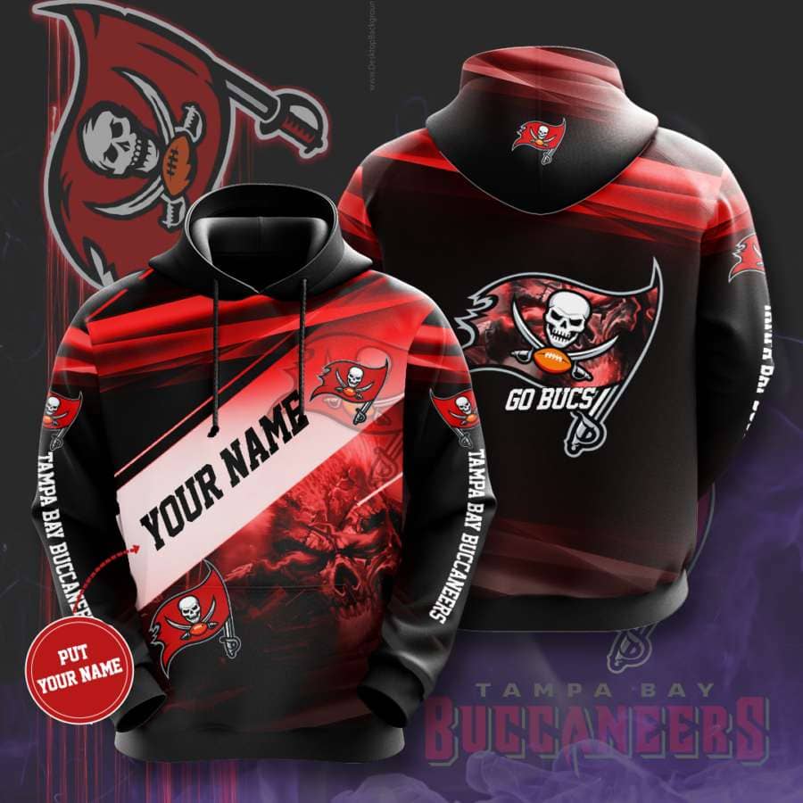 Personalized Tampa Bay Buccaneers Nfl Custom Name 3D All Over