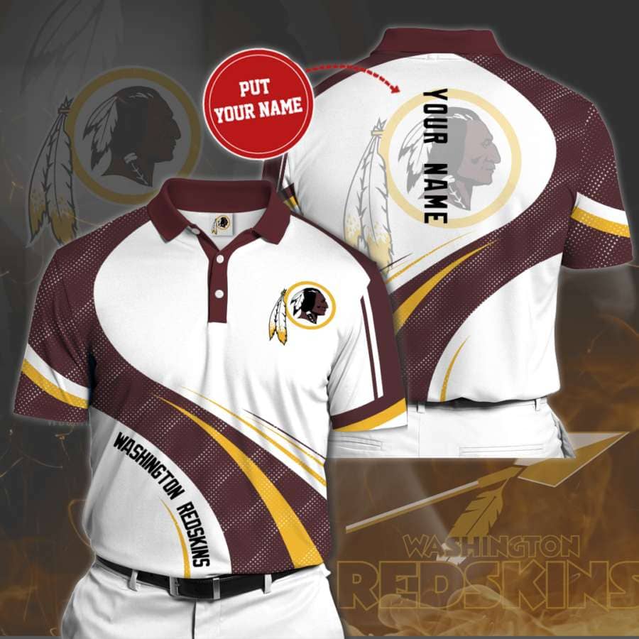 Personalized Washington Redskins No164 Polo Shirt