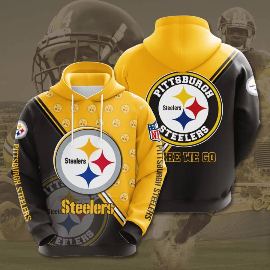 Pittsburgh Steelers No1671 Custom Hoodie 3D