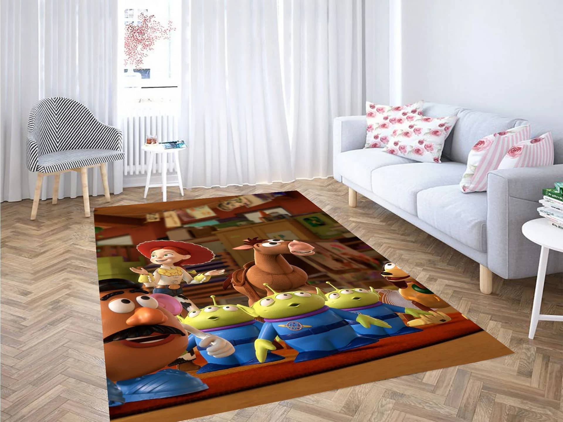 Pottato Head And Another Character Toy Story Carpet Rug