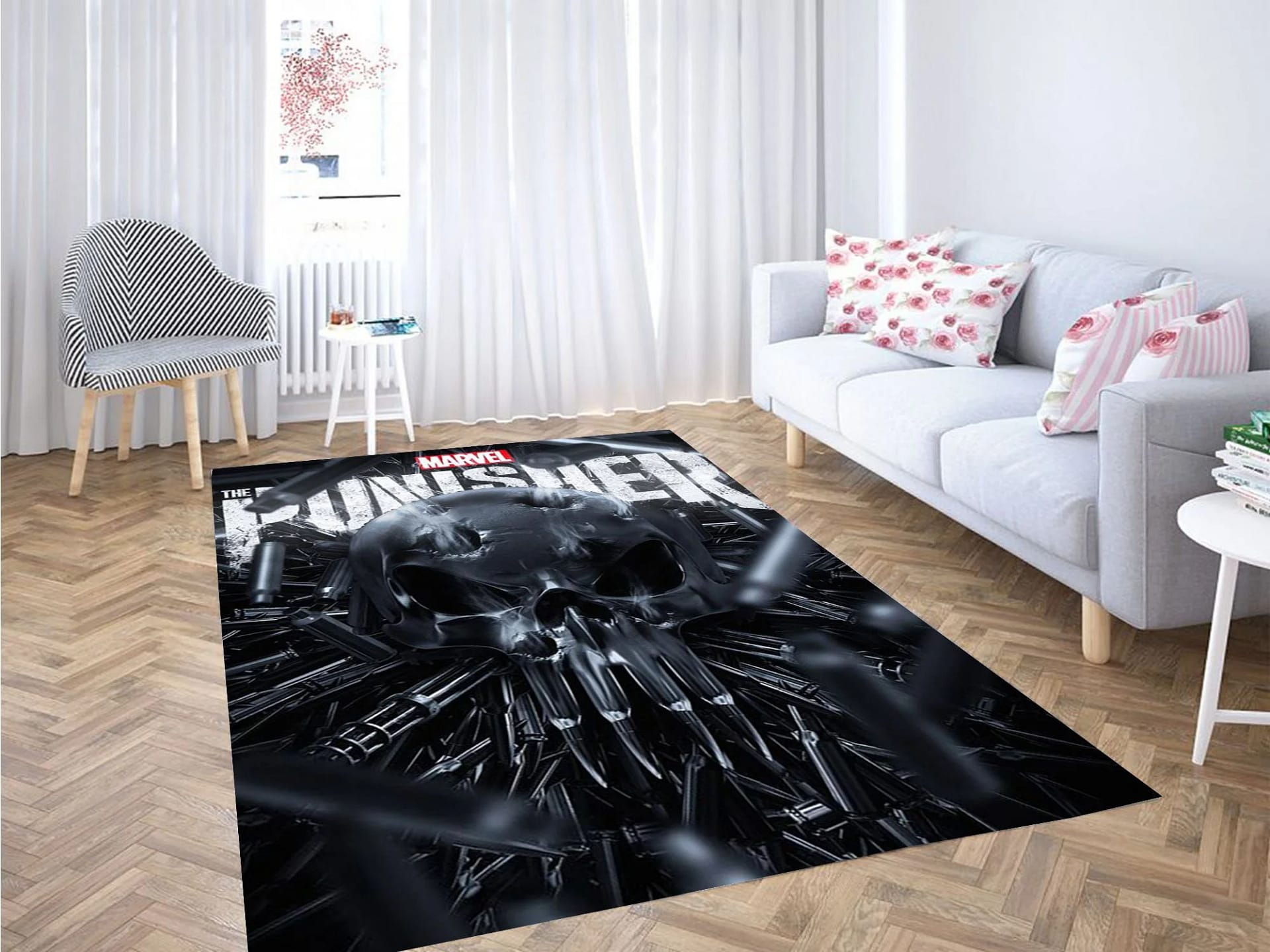 Punisher Logo Carpet Rug