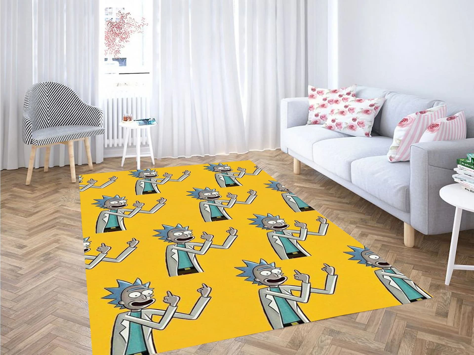 Rick And Morty Comic Carpet Rug