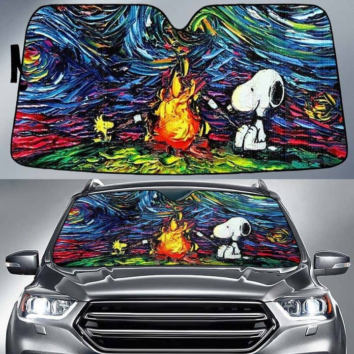 Snoopy Special Gift For Snoopy Fans No 589 Auto Sun Shade