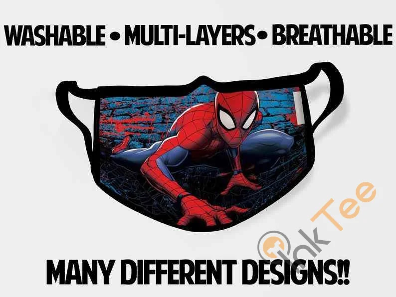 Spiderman Kids Childrens Reusable 5014 Face Mask