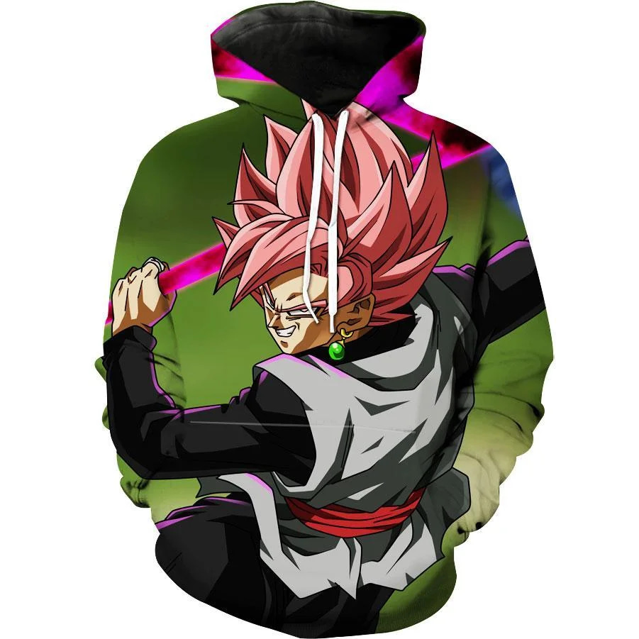 Rose goku hot sale black hoodie