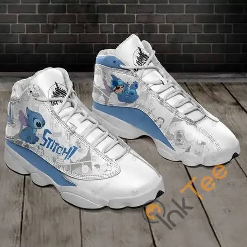 Stitch 13 Personalized Air Jordan Shoes - Inktee Store