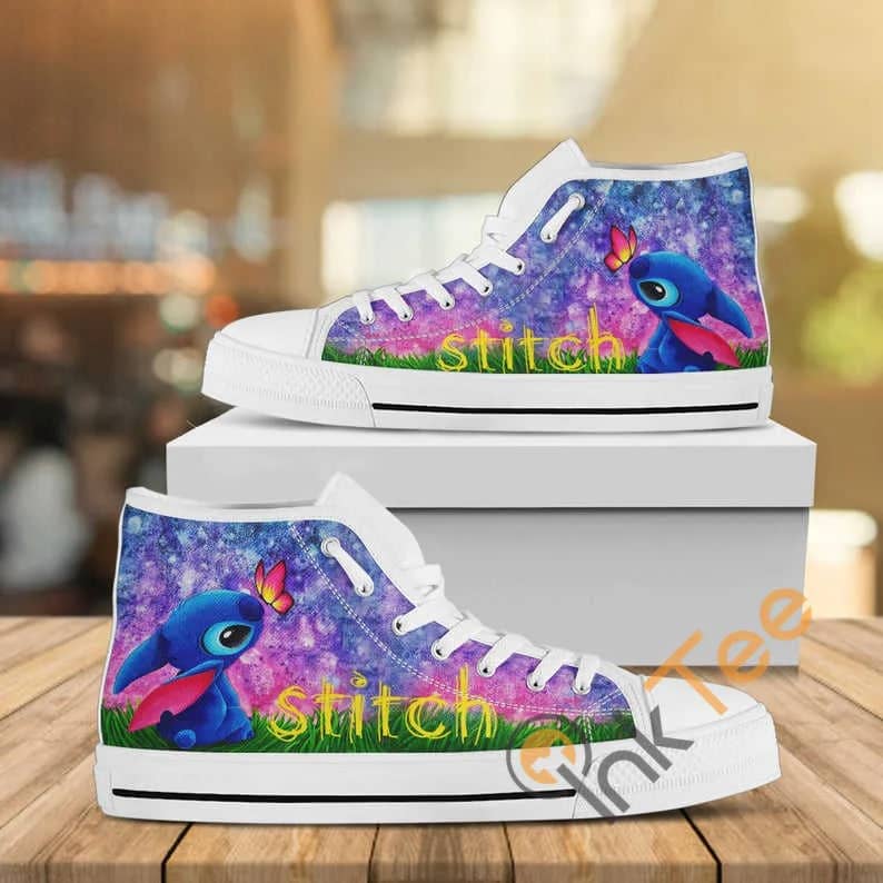 Stitch Disney Custom Pattern Movie No 312 High Top Shoes