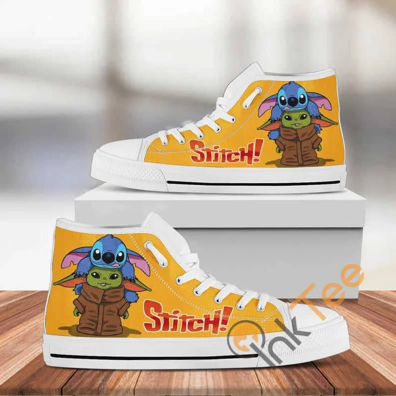 Stitch Disney Custom Pattern Movie No 324 High Top Shoes