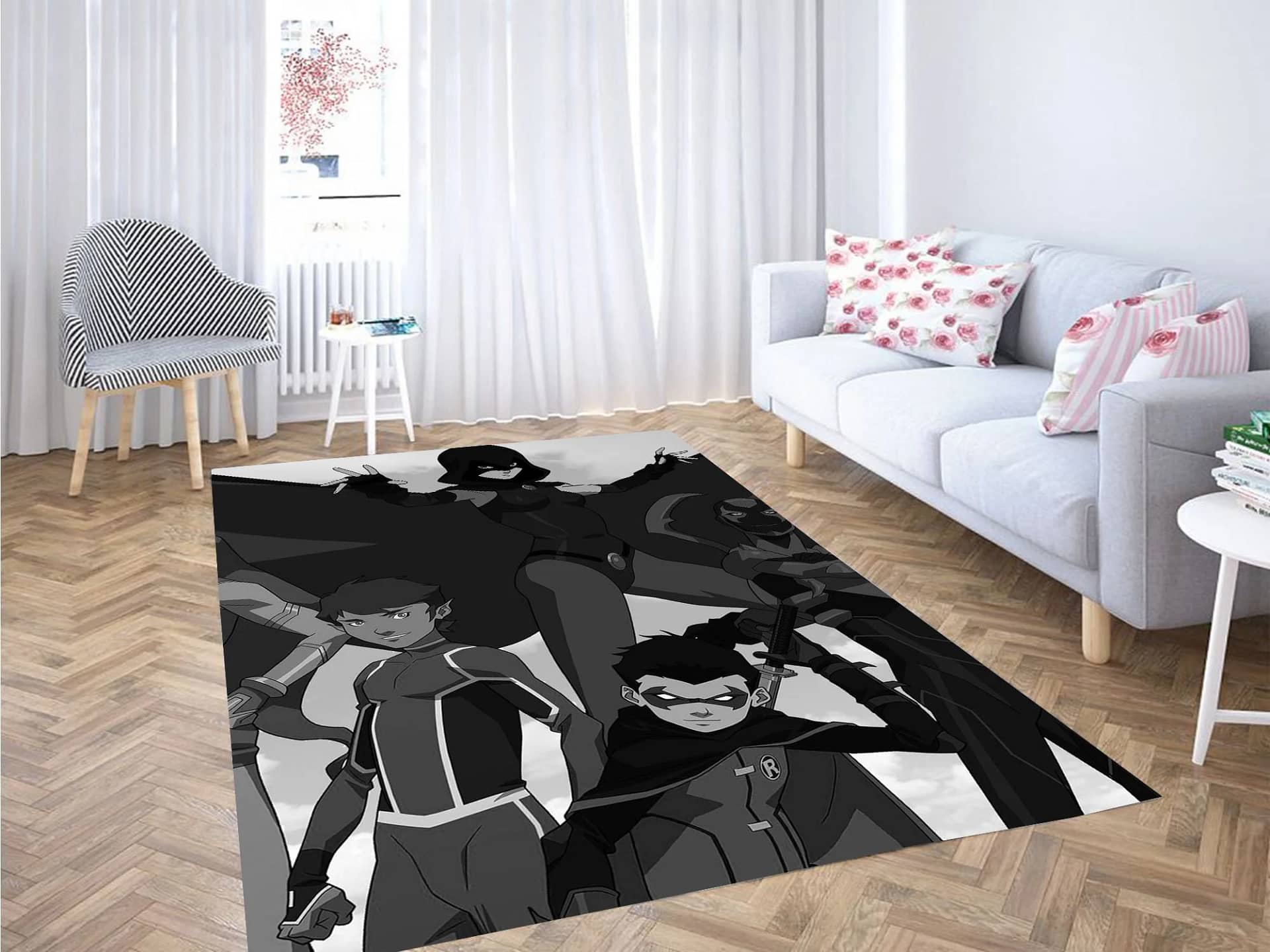 Teen Titans Comic Looks Carpet Rug