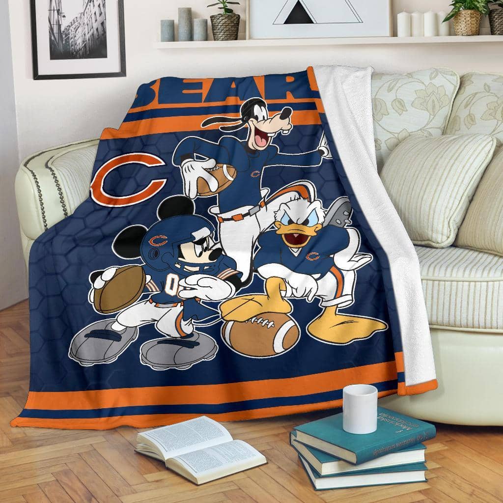 Amazon Best Seller Disney Bears Team Football Fleece Blanket