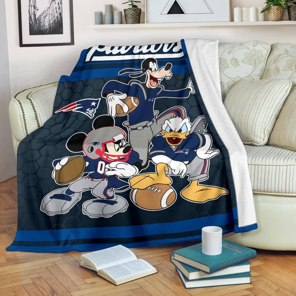 Amazon Best Seller Disney Patriots Team Football Fleece Blanket