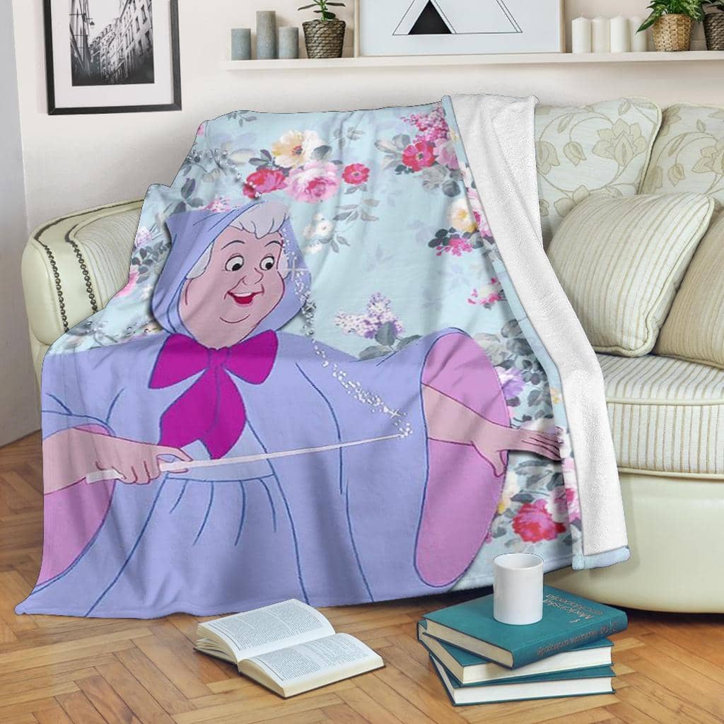Amazon Best Seller Fairy Godmother Disney Fleece Blanket