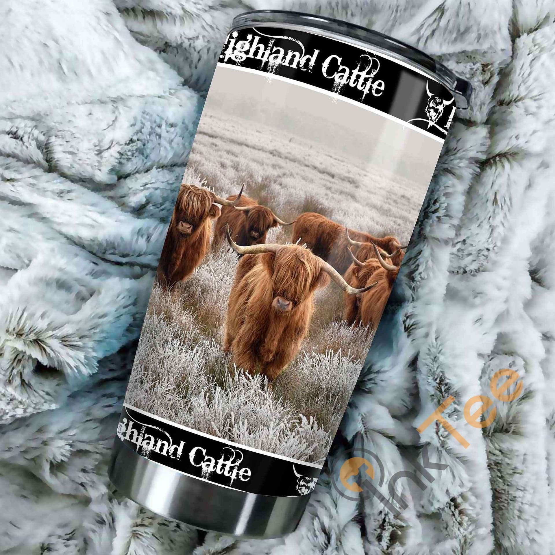 Beautiful Highland Cattle Amazon Best Seller Sku 3835 Stainless Steel Tumbler