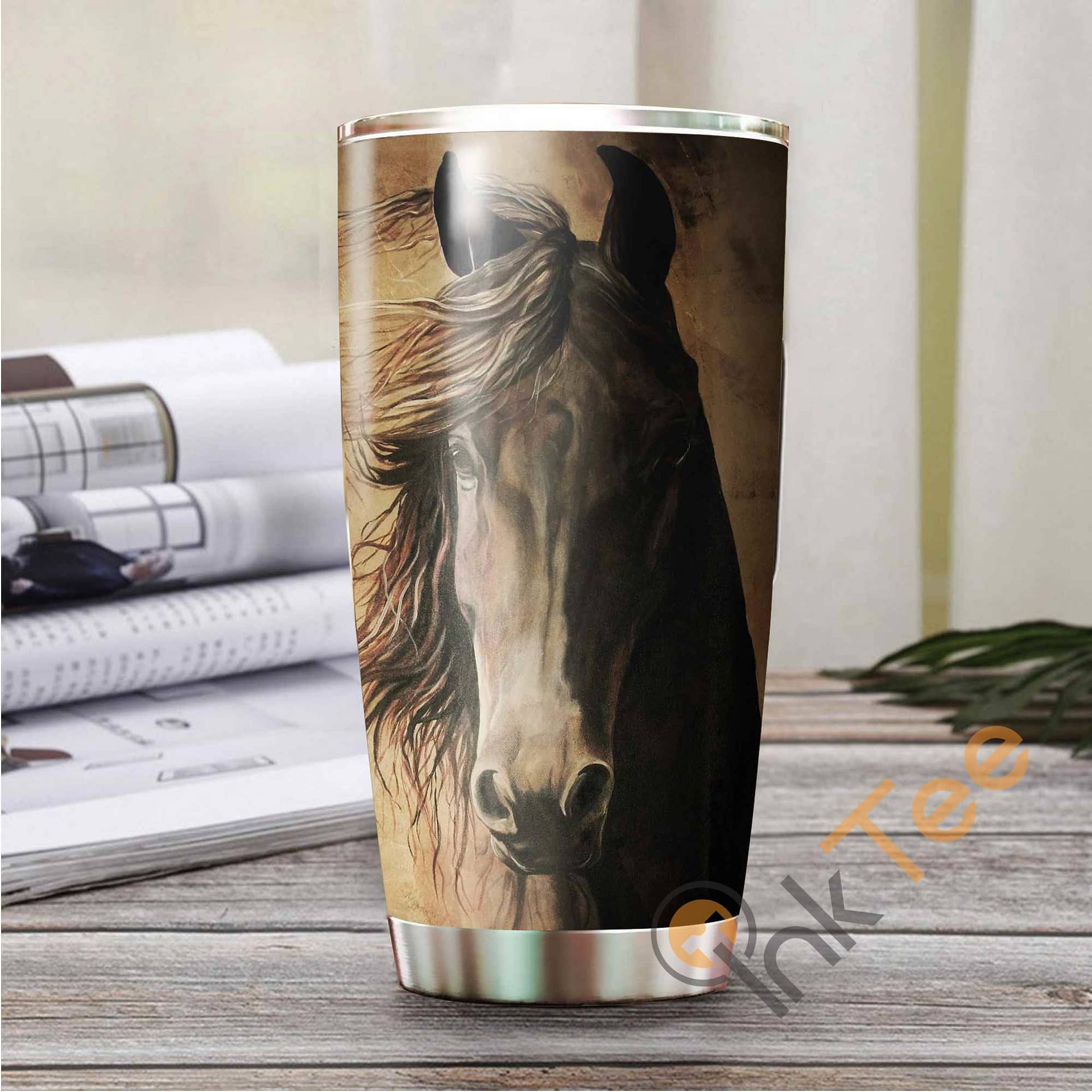 Beautiful Horse Amazon Best Seller Sku 2813 Stainless Steel Tumbler