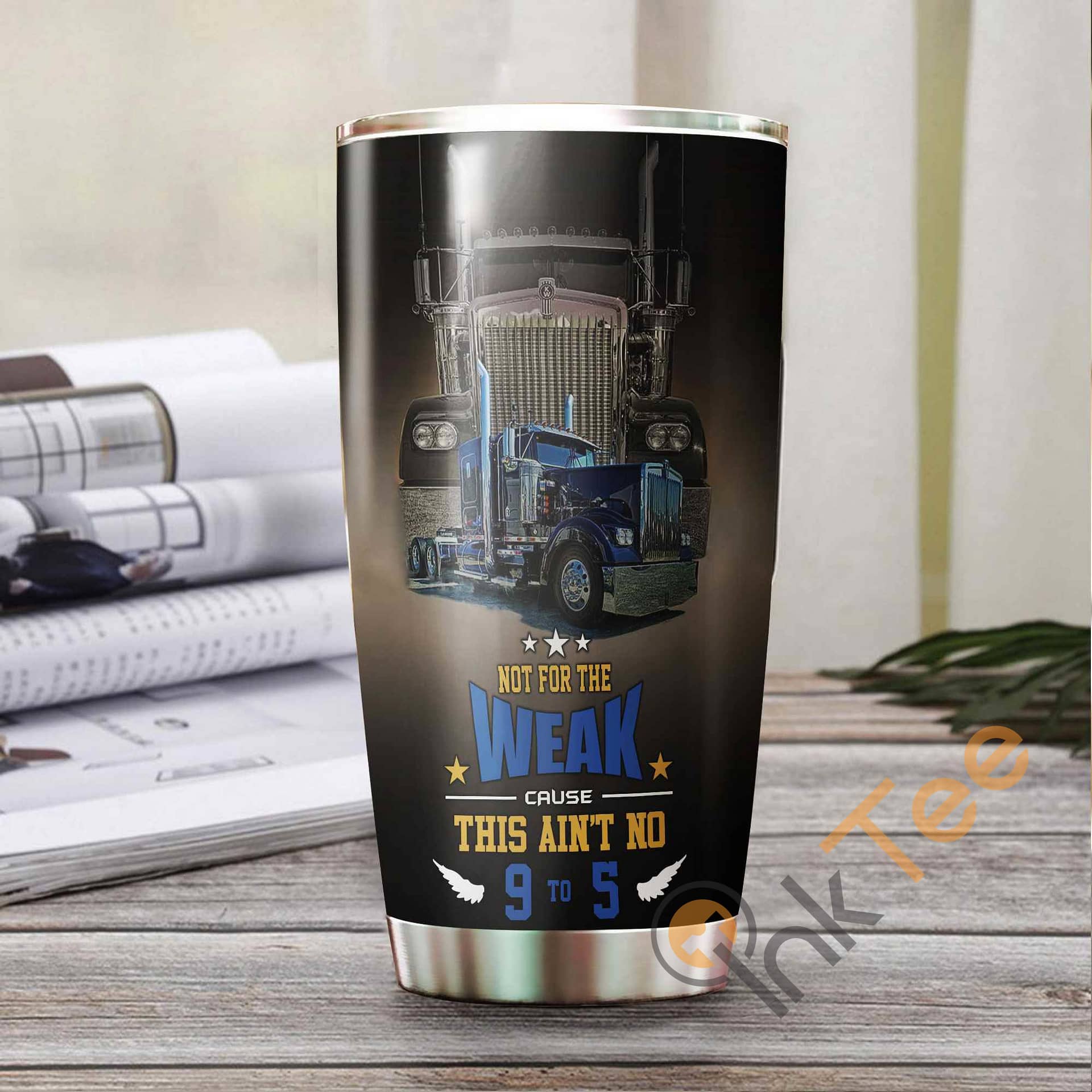 Inktee Store - Beautiful Truck Amazon Best Seller Sku 3215 Stainless Steel Tumbler Image