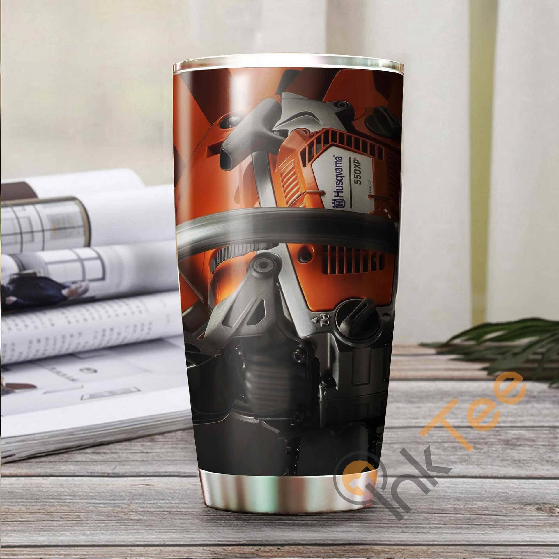 Inktee Store - Best Chainsaw Amazon Best Seller Sku 2533 Stainless Steel Tumbler Image